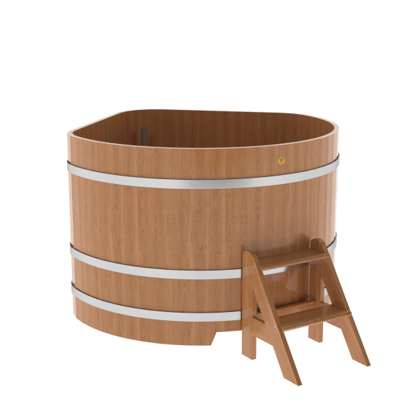 Купель угловая из кедра 1,37х1,37