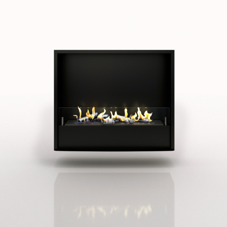 Биокамин в портале Firezo Bern Сланец крупный бежевый Алебастр темная патина